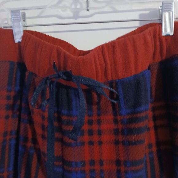 CUDDL Dud Women's Stretch Fleece Plaid Lounge Pants SZ L GUC - Picture 2 of 10
